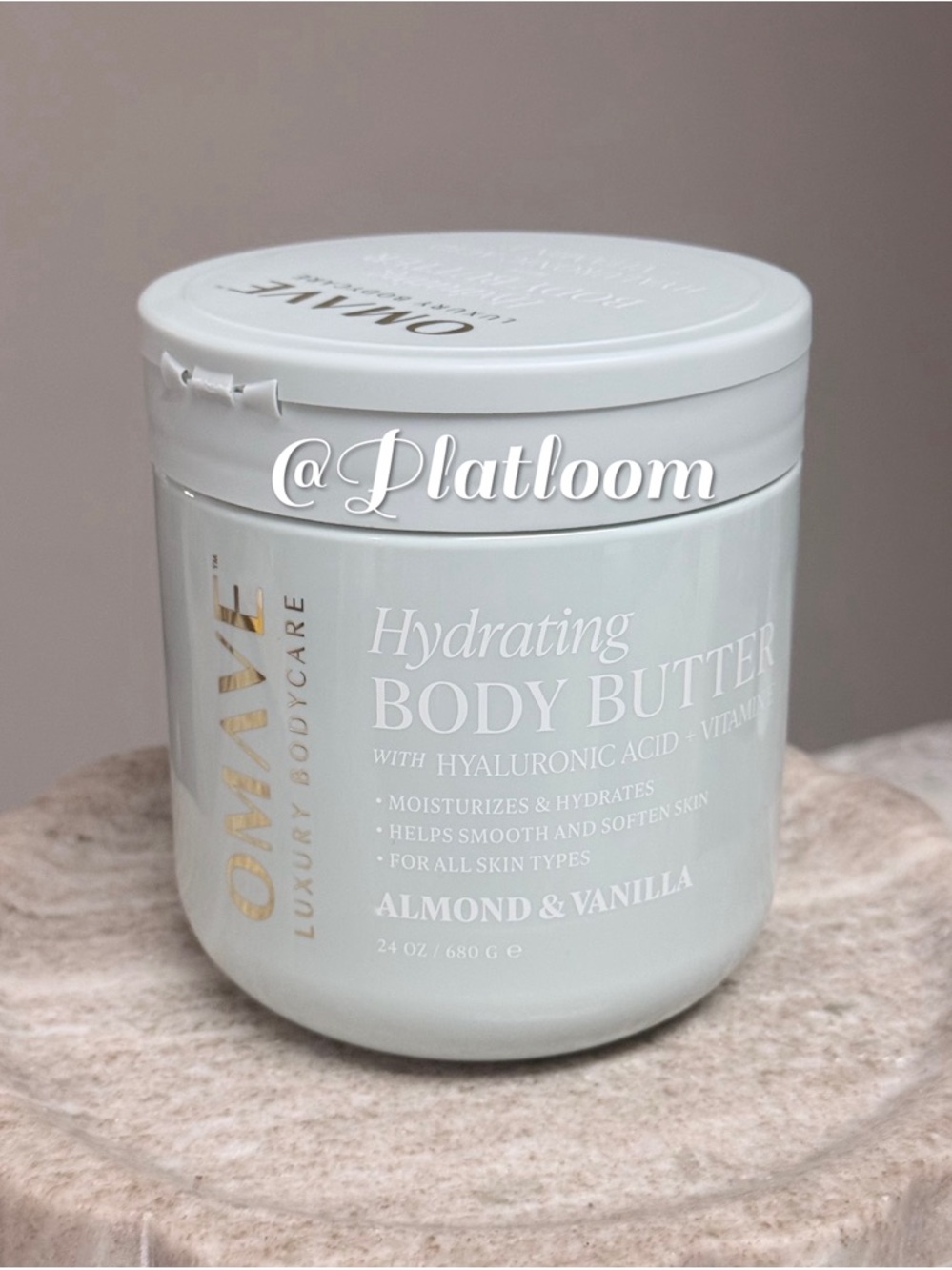 OMAVE Luxury Hydrating Body Butter With Hyaluronic Acid + Vitamin E